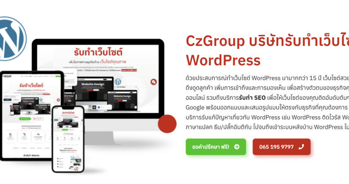 สร้างเว็บไซต์มืออาชีพด้วย WordPress ทางเลือกที่คุ้มและควรลงทุน
